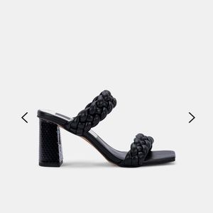 Dolce Vita Paily Braided Sandal in Black. New without tags - never worn.